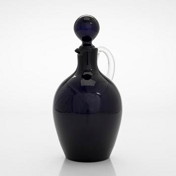 Saara Hopea, karaff med dricksglas, 19 st, modell 2501, Nuutajärvi Notsjö. Formgiven 1959.