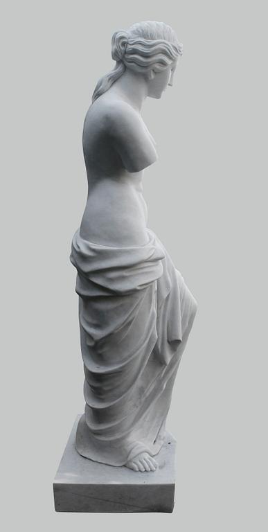 SKULPTUR, marmor, modern tillverkning.