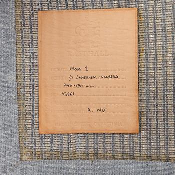 Gunilla Lagerhem Ullberg, Rug, "Moss NR 1", Kasthall, approx. 170 x 240 cm.