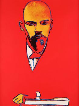 Andy Warhol, "Red Lenin".