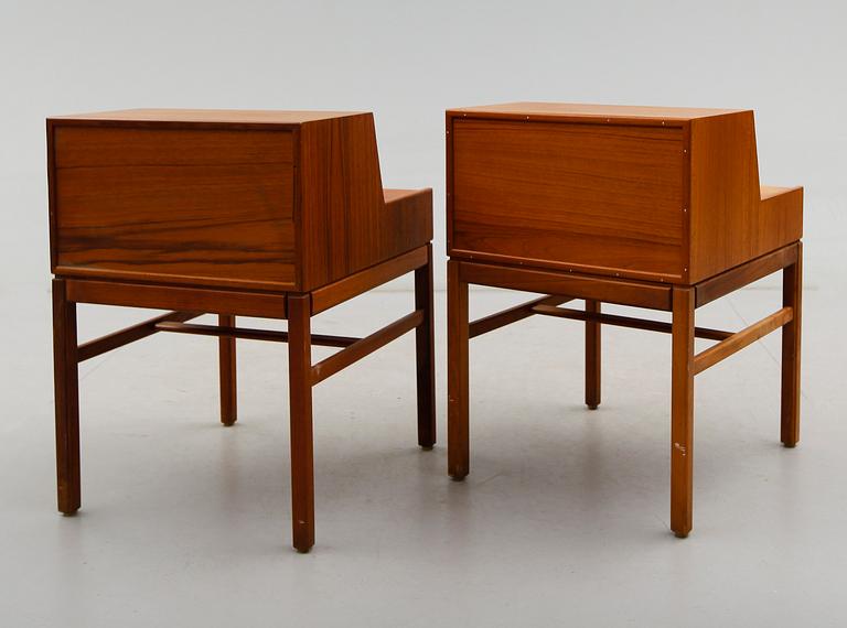 SÄNGBORD, 1 par, "Casino", Sven Engström & Gunnar Myrstrand, Tingströms, 1900-talets andra hälft.