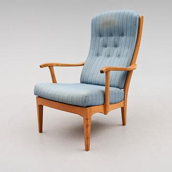 FÅTÖLJ, "Stora fjäderbrickan", Carl Malmsten, 1900-talets andra hälft.