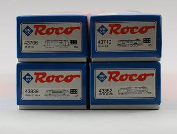 SAMLING MODELLTÅG, 4 delar, Roco, Österrike.