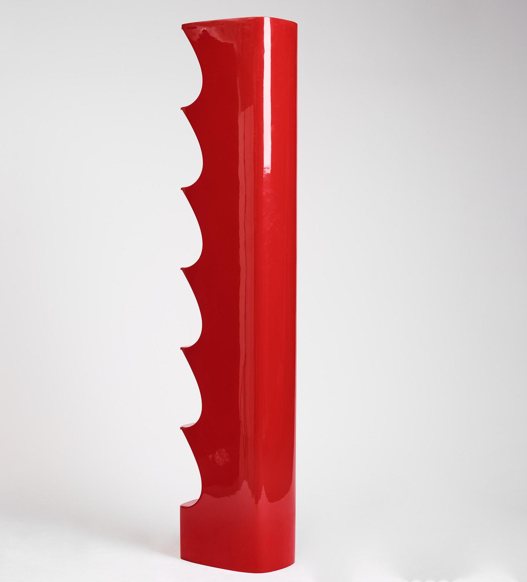 Valérie Doubroucinskis, a "Totem" shelf, Rodier, France, 1970s.