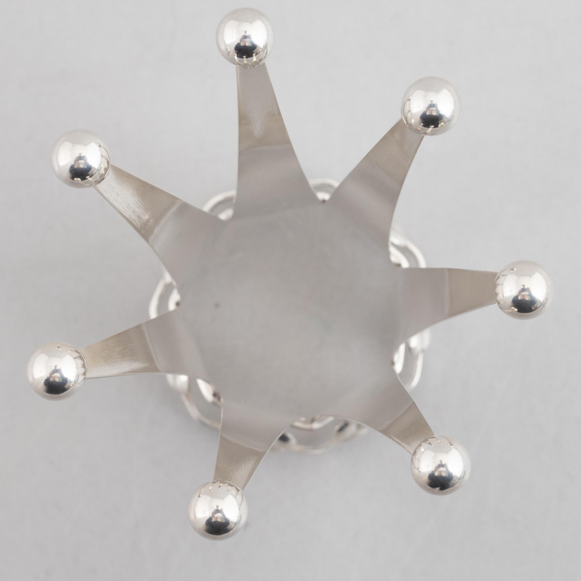 Brudkrona, silver, Alton Guldvaru Ab, Falköping 1947.