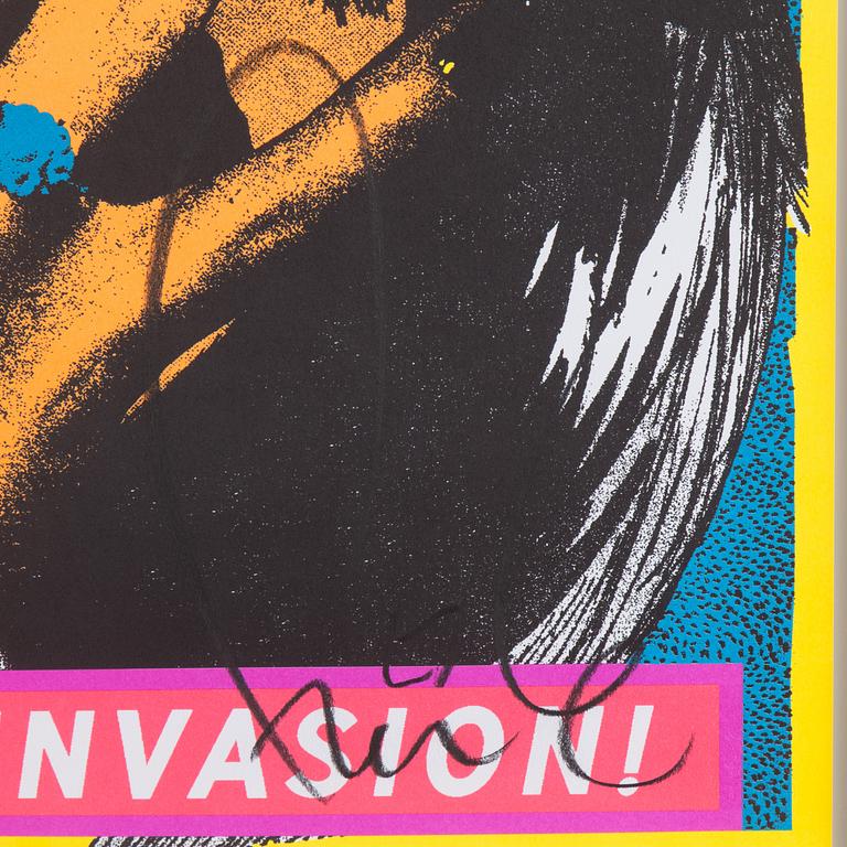 FAILE, "New York invasion !", serigraph, 2015. Ed 200. Signed.