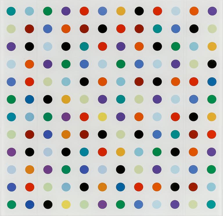 ANDREAS LUNDBERG, "Super Dots", gicleetryck på plexiglas, signerad och numrerad a tergo 1/15.