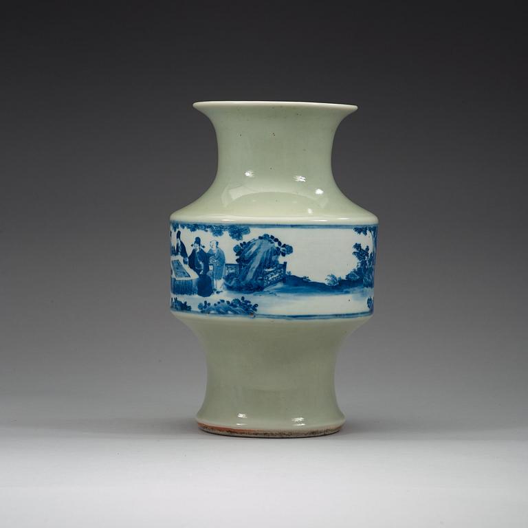 VAS, porslin. Qingdynastin, 1800-tal.