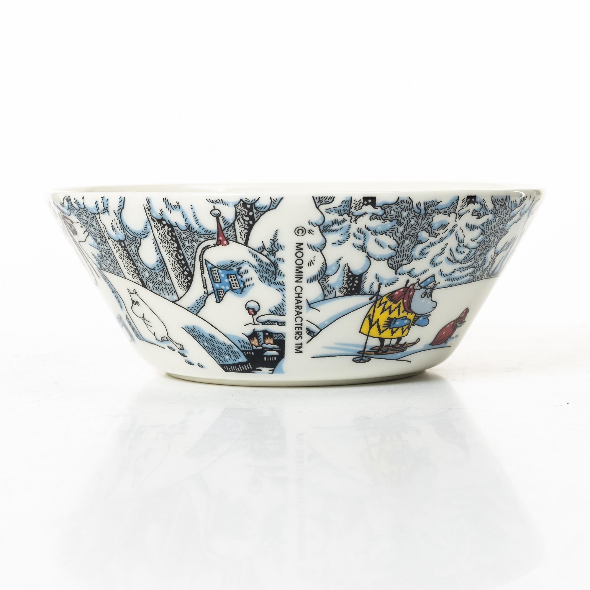 Arabia, skålar, 6 st, porslin, Moomin Characters, 2016.