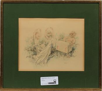 ROBERT HÖGFELDT, blandteknik, sign.