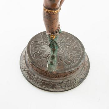 Ljusstakar ett par omkring 1900.