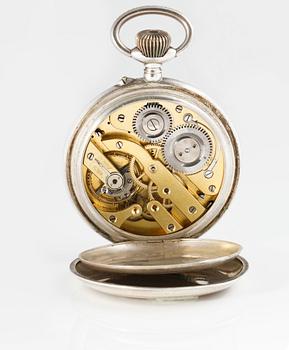 FICKUR, silver, 1900-talets första hälft. Total vikt 178 g.