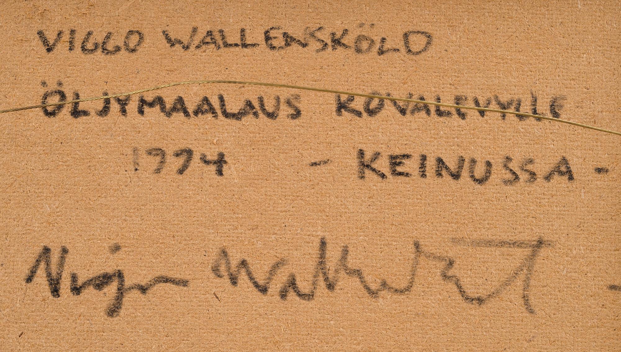VIGGO WALLENSKÖLD, "I GUNGAN".
