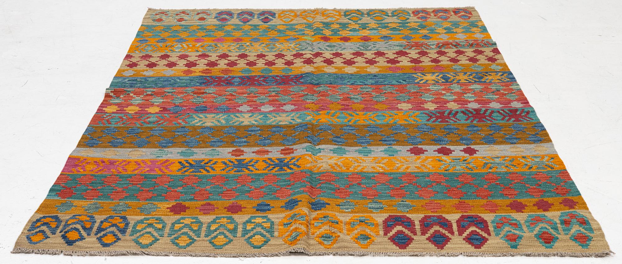 Rug, Kelim, approx. 246 x 173 cm.