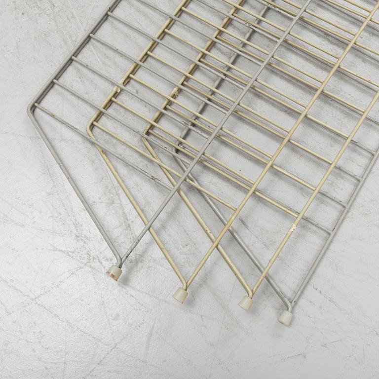 nils Strinning, a 'String/BFB hyllan' shelf system, String Design AB, 1950's/60's.