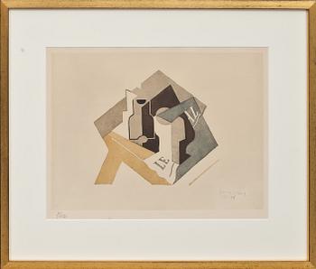 JUAN GRIS, färglitografi, signerad i trycket och numrerad 3/150.