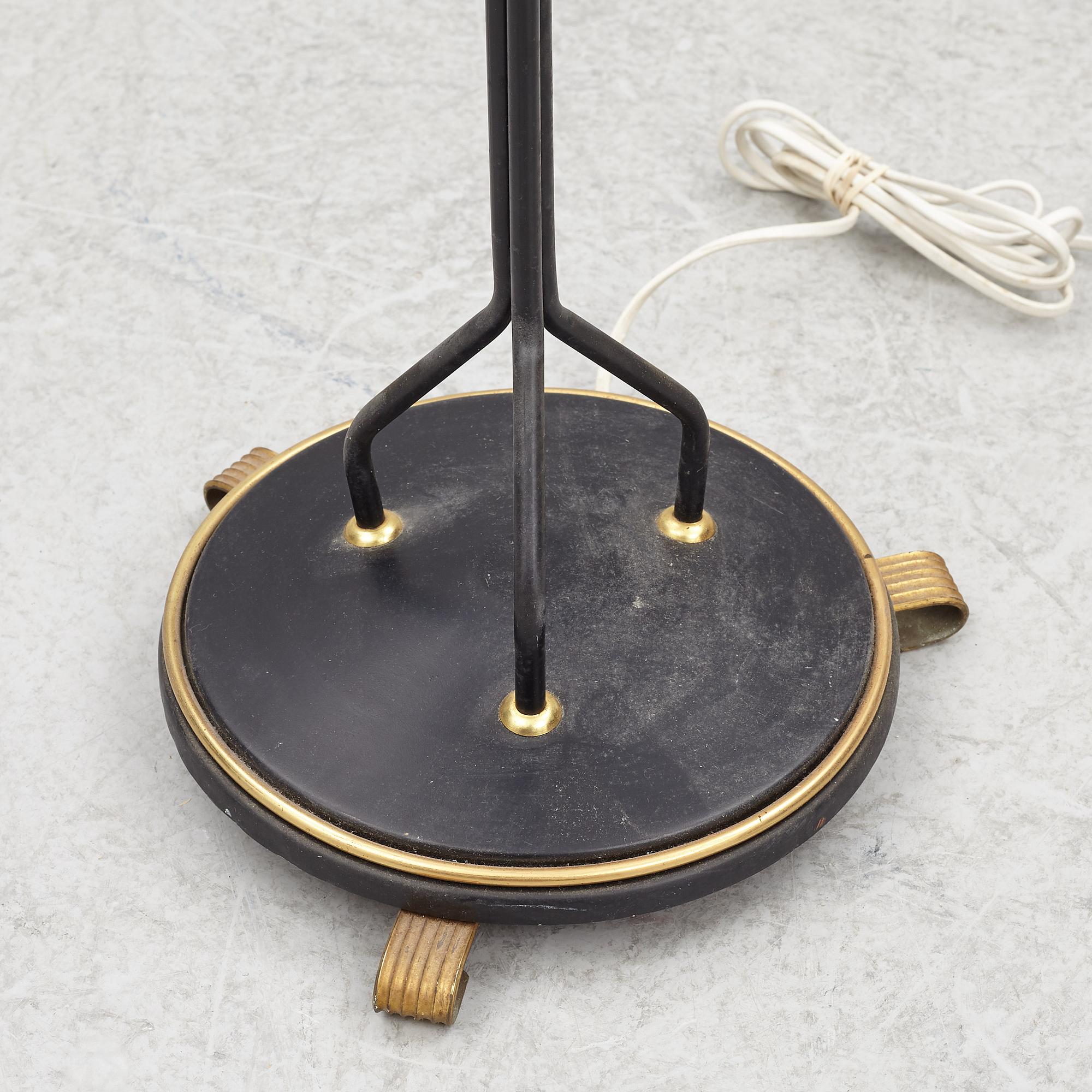 Floor lamp, mid-20th century.