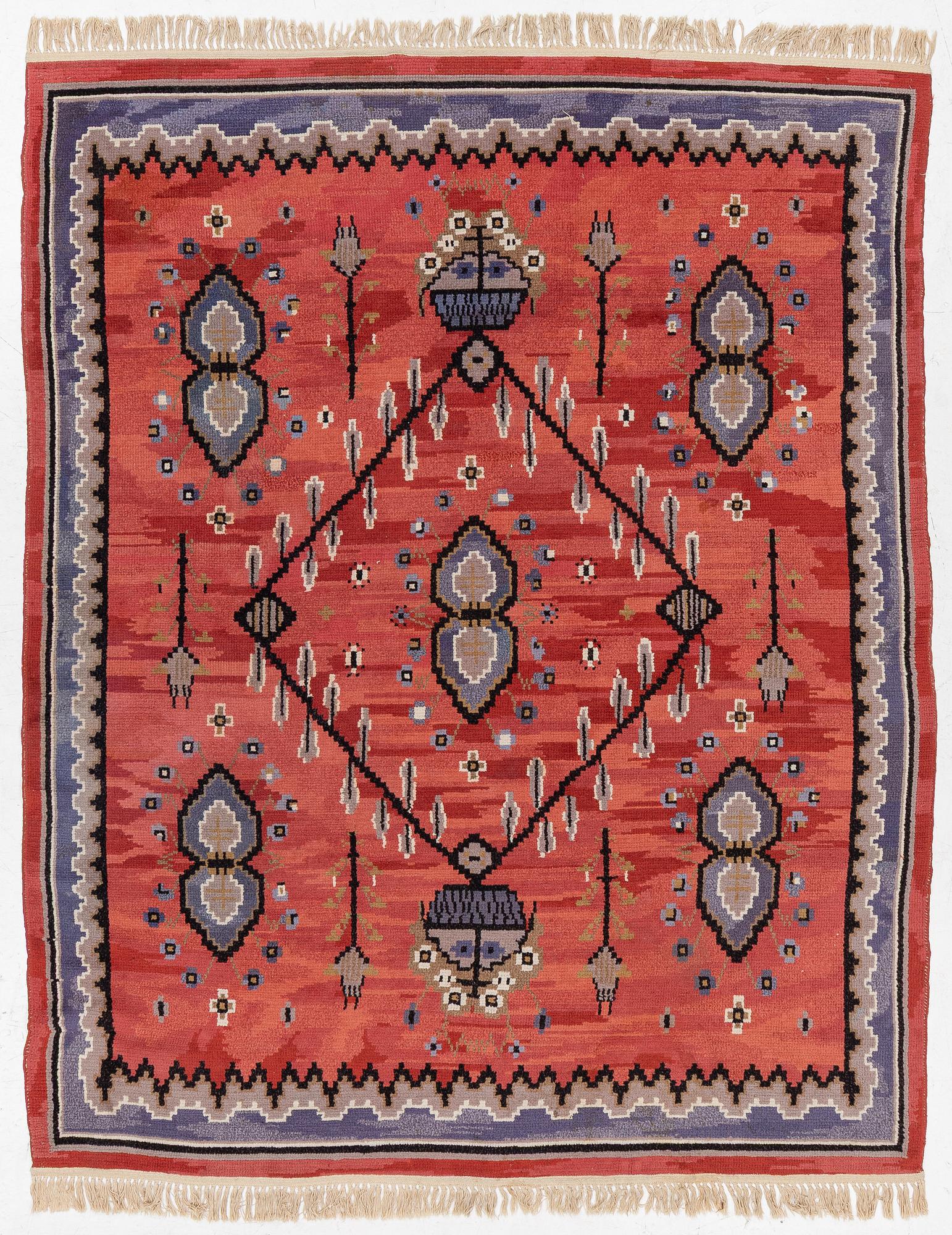 Matta, flossa, ca 260 x 205 cm,