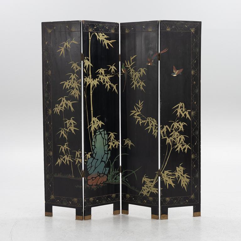 Folding screen, Japan, mid/second half of the 20th century.