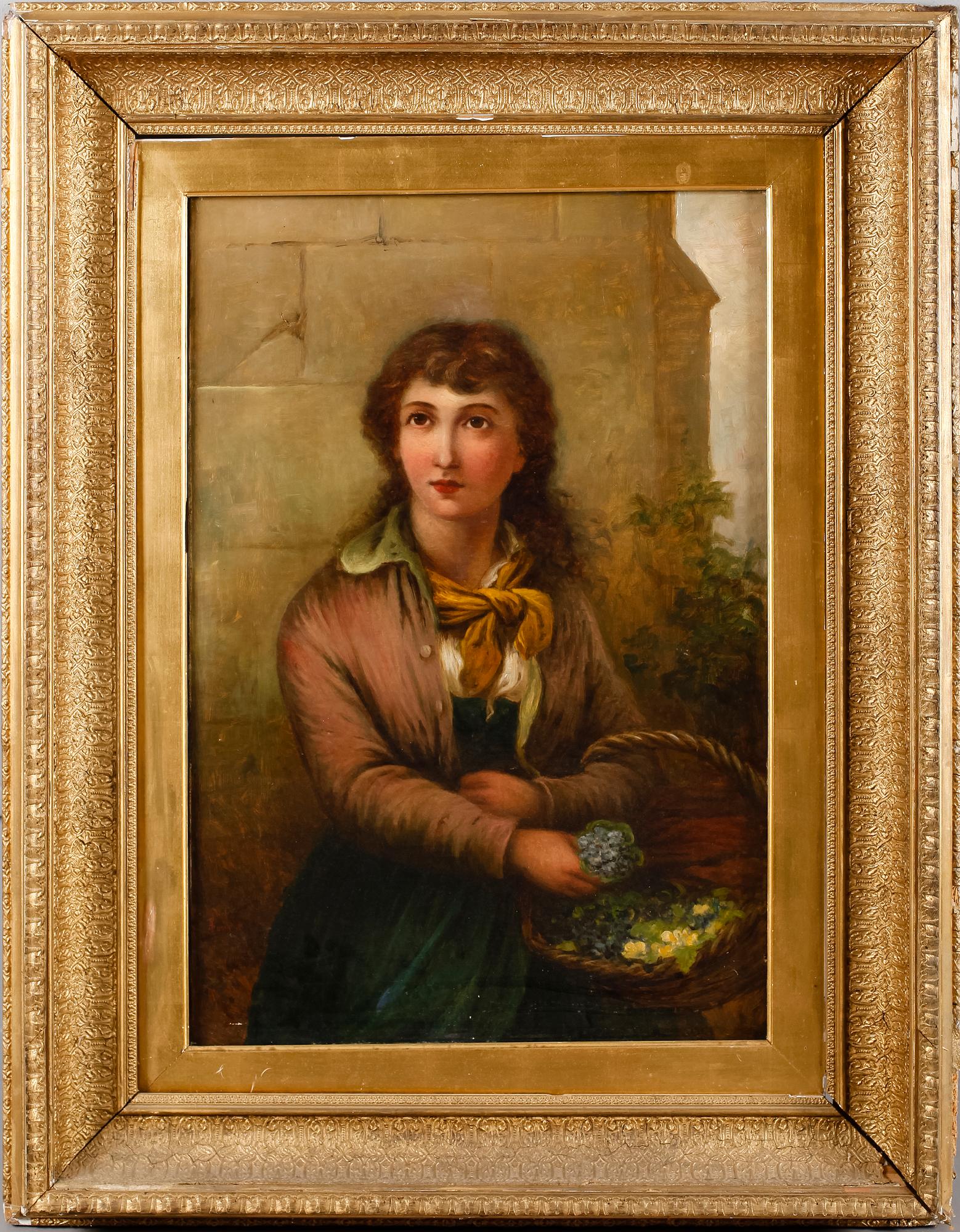 OKÄND KONSTNÄR, olja på duk, signerad Farner, England, 1800-tal.