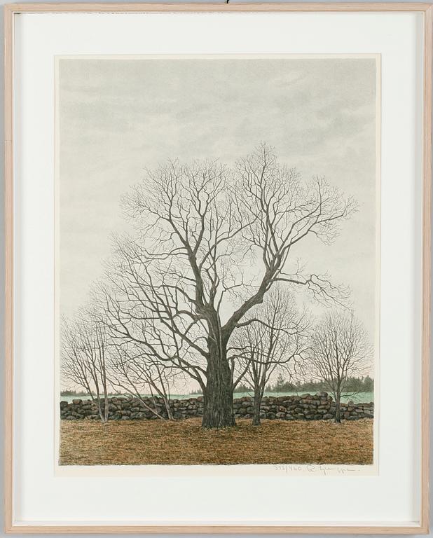 REINHOLD LJUNGGREN , färglitografi, signerad och numrerad 342/460.