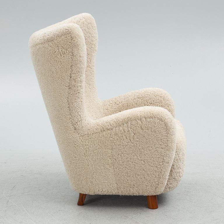 Mogens Lassen, attributed to, armchair, Denmark, 1940's.