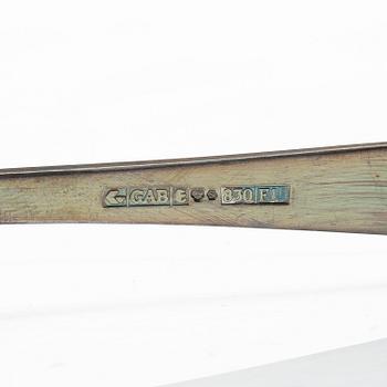 Cutlery, 26 pcs, silver, 20th century.