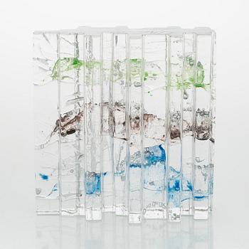 Helena Tynell, lasiveistos, "Metsä", signeerattu Helena Tynell Riihimäen Lasi Oy.