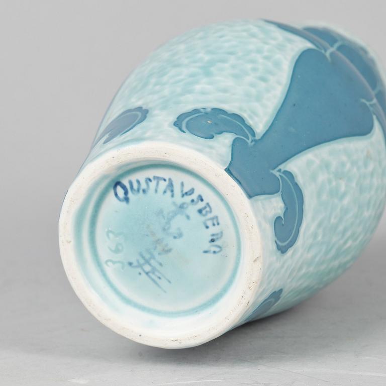 VAS, stengods, sgrafitto,  jugend, Josef Ekberg, Gustavsberg.