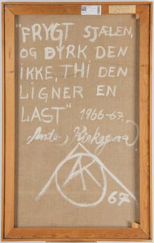 ANDERS KIRKEGAARD, oil on canvas, signed and dated -67 verso.