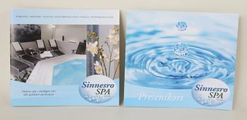 PRESENTKORT på "Havskuren", Sinnesro Spa, Malmö. Säljes till förmån för Röda Korset.