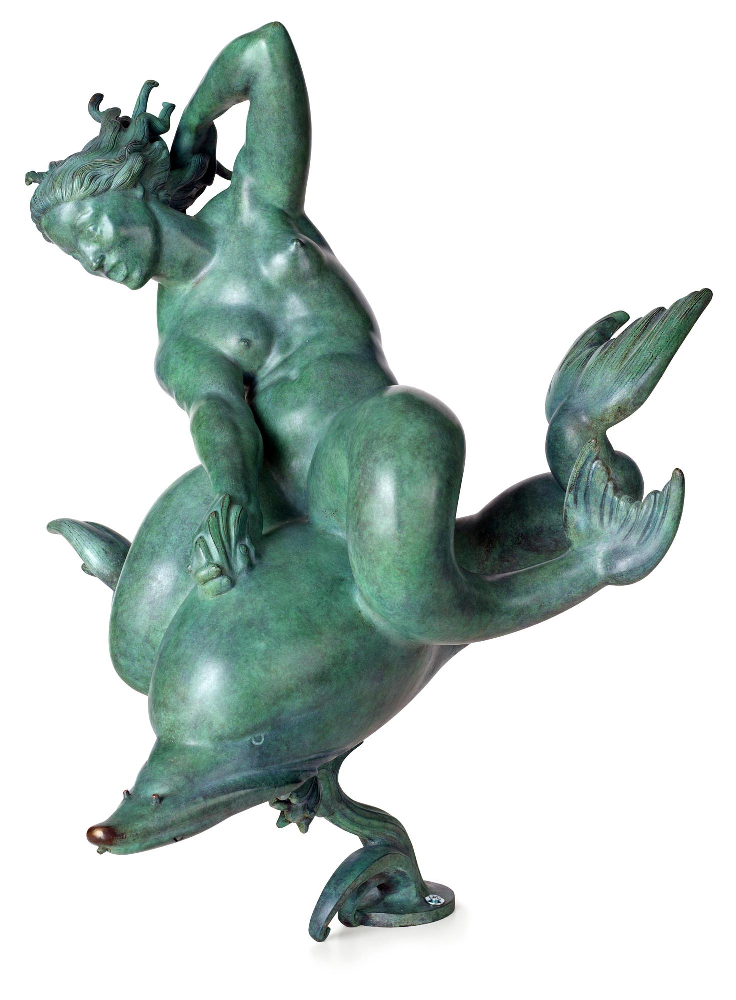 Carl Milles, Naiad and dolphin.