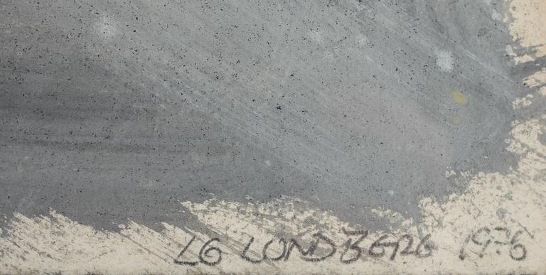 L.G. LUNDBERG, blandteknik, sign o dat 1976.