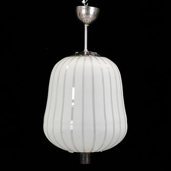 TAKLAMPA, möjligen Orrefors. 1940-50-tal.