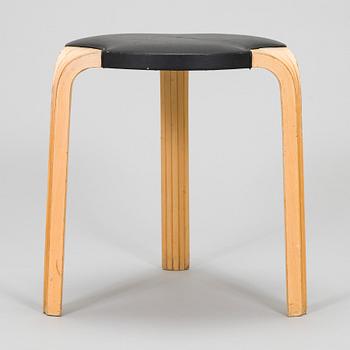 Alvar Aalto, a 1970s 'X600' stool for Artek.