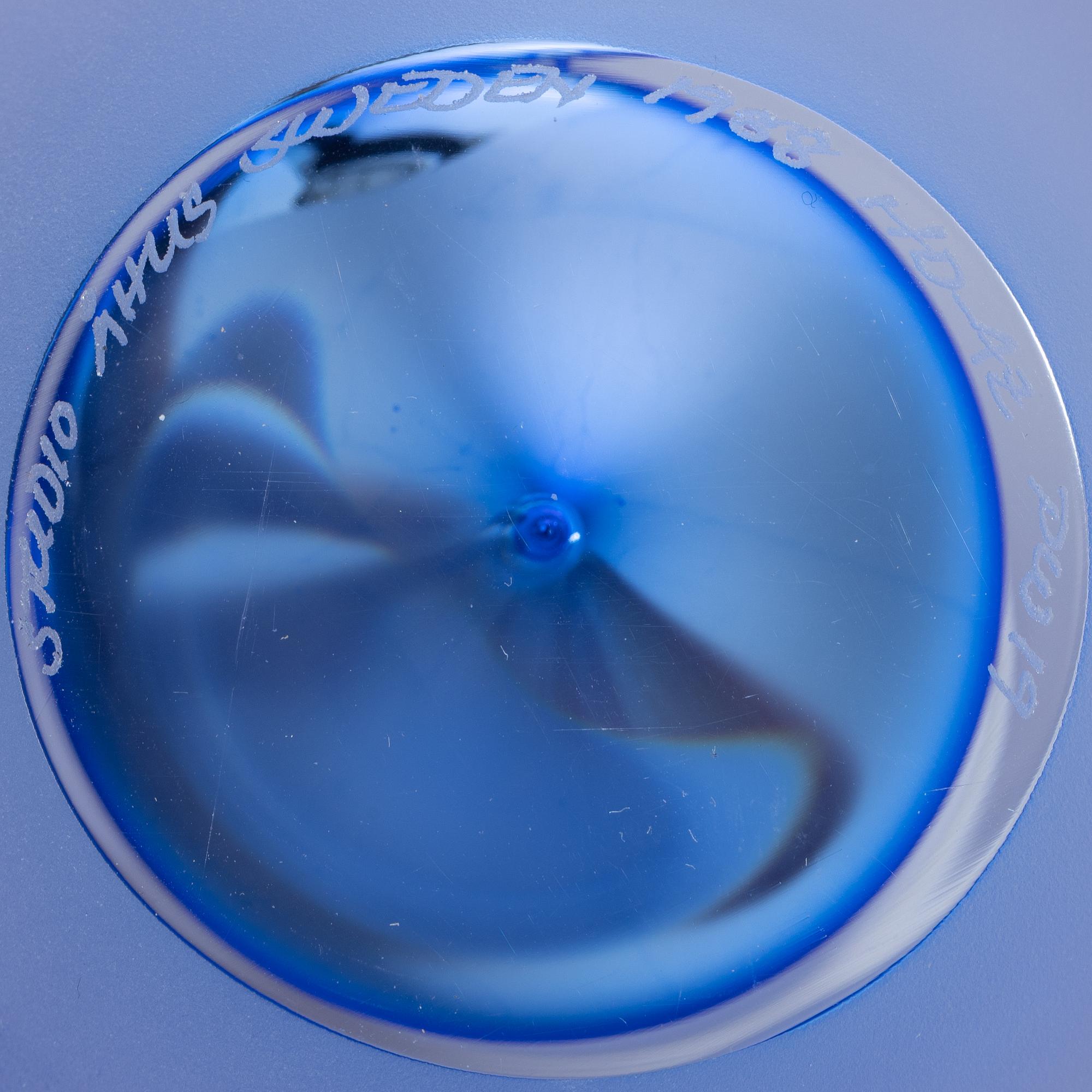 Six glass paperweights, including Robert Eickholt, USA, 1985, & Caithness of Scotland.