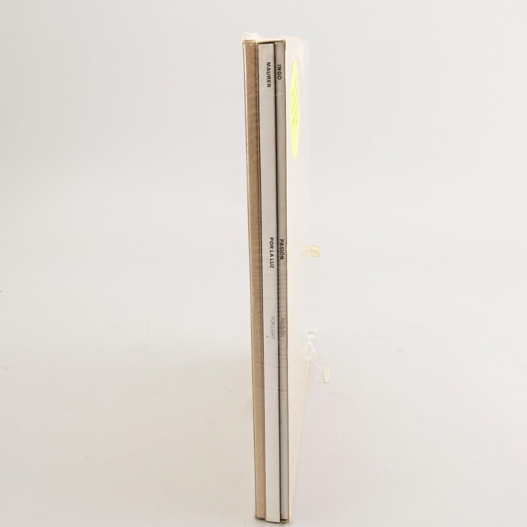 Ingo Maurer, a set of two books.