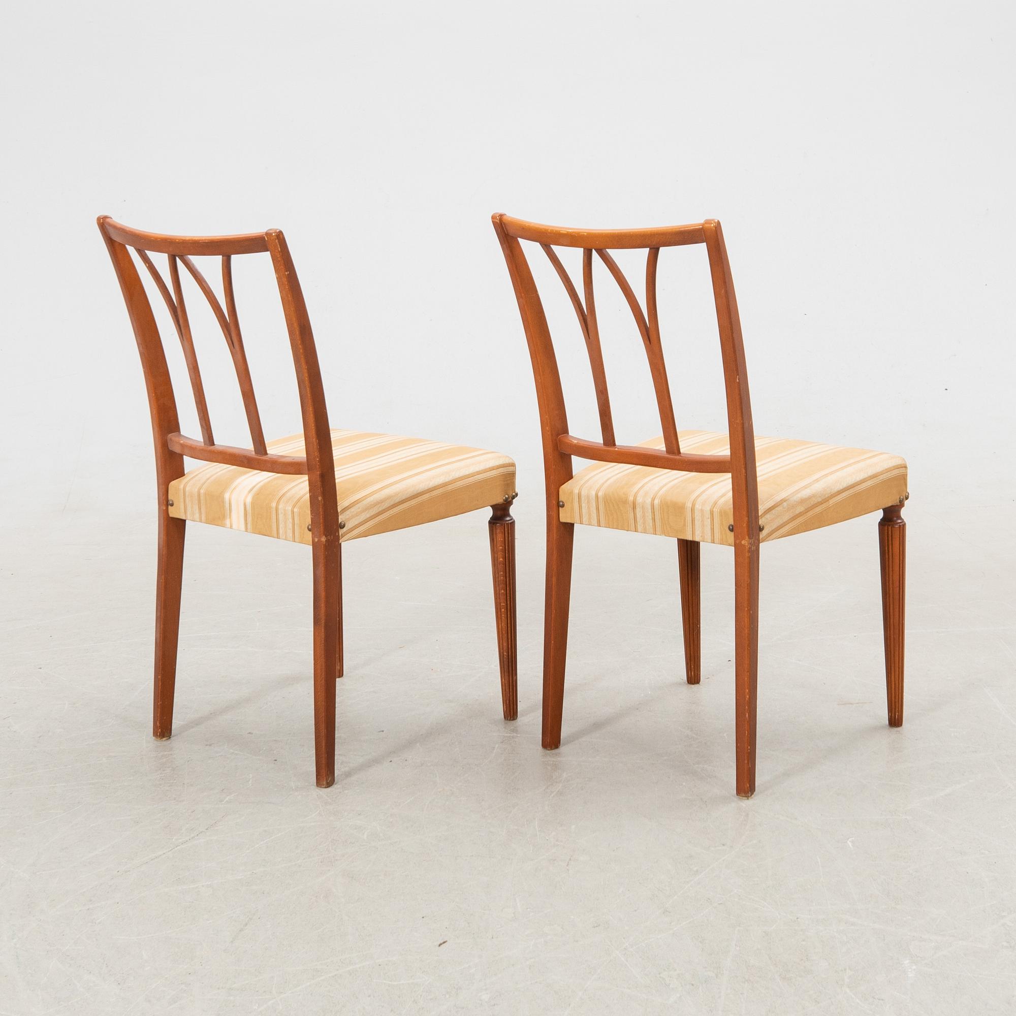 Coffee table and chairs 2 pcs 1940s/50s.