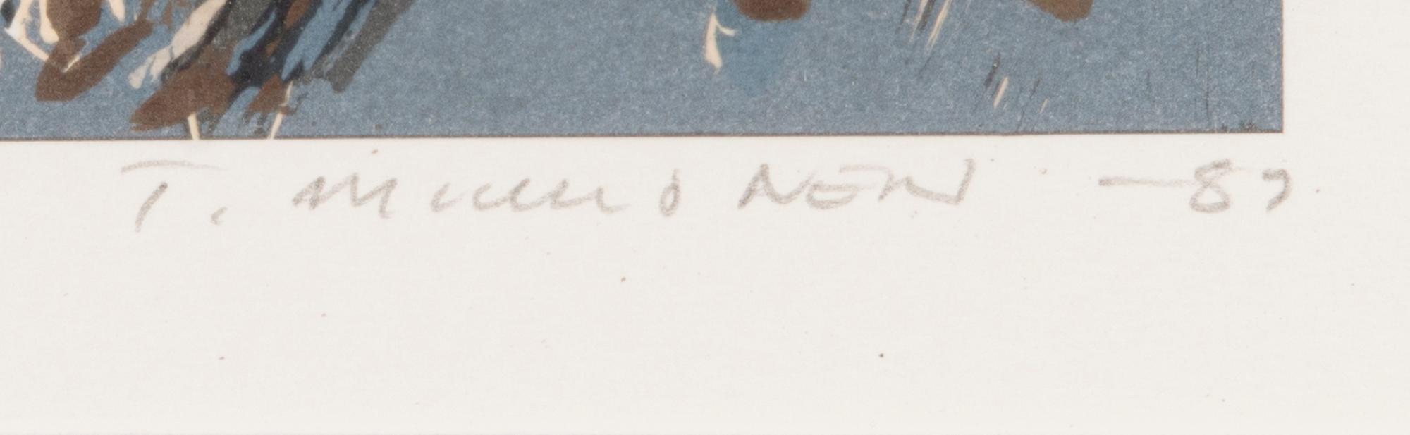 TAPANI MIKKONEN, lithograph, signed and dated -89, numbered tpl'a 35/75.