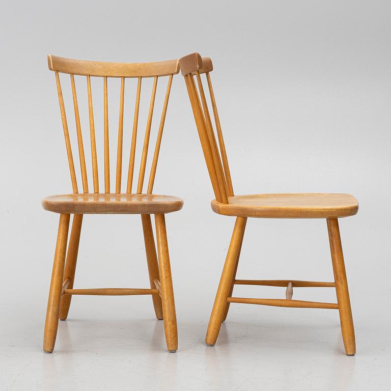 Carl Malmsten, Stolar, 4 st, "Lilla Åland", Stolab, 1900-talets slut.