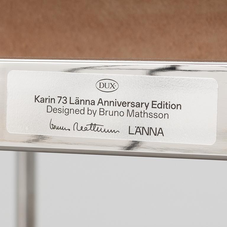 Bruno Mathsson, a 'Karin' armchair,  Dux. Late 20th century.