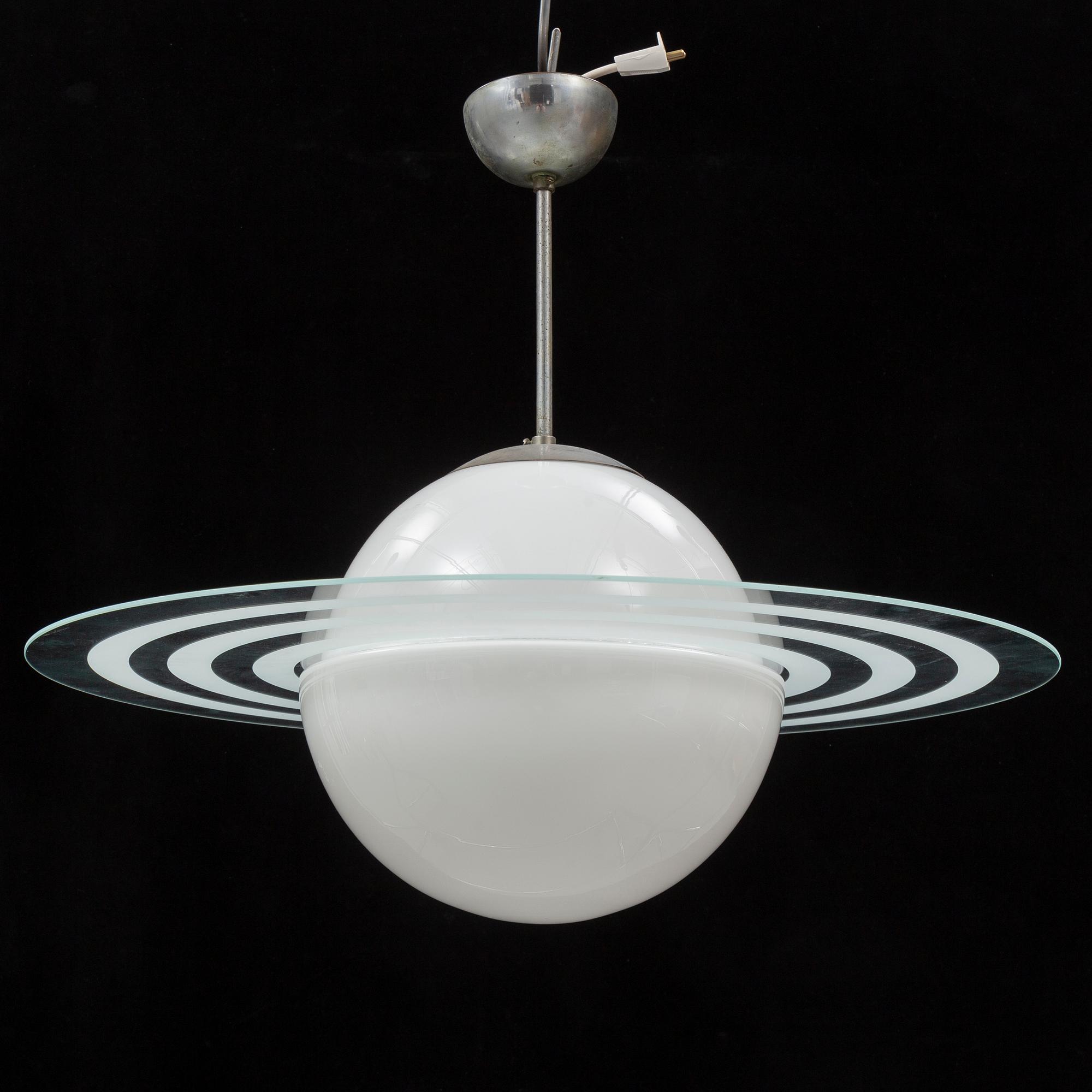 A mid 20th century ceiling lamp.