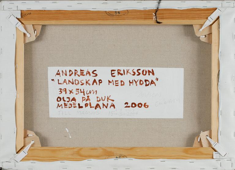 ANDREAS ERIKSSON, olja på duk, signerad à tergo och daterad 2006.