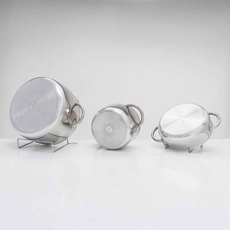 Timo Sarpaneva, three pans manufacturer OPa Ltd. 1970s.