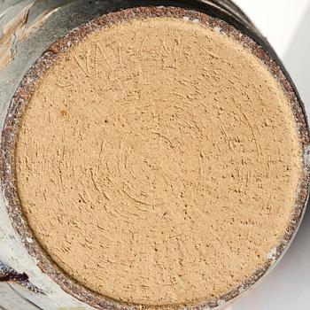 Eva Bengtsson, a stoneware floor vase "Blomstra", own studio, Frillesås, 2016.