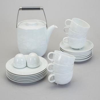 SERVISDELAR, 21 st, porslin, "Cumulus", Rut Bryk och Tapio Wirkkala, Rosenthal, Studio-linie. 1900-talets senare del.