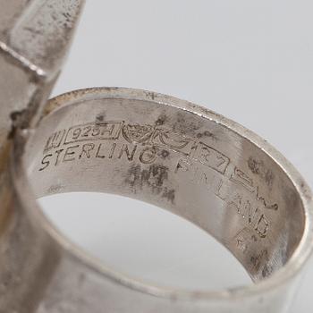 Björn Weckström, ring, "At the gate of eternity", silver.