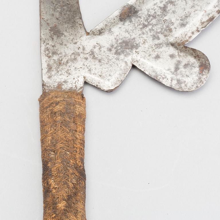 THROWING KNIFE, Zande, Nzakara, Central Africa.