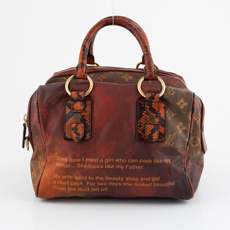 Louis Vuitton x Richard Prince, bag, "Red Monogram Jokes Man Crazy", 2008.