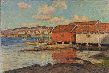 Anton Genberg, Boathouses, the west coast.